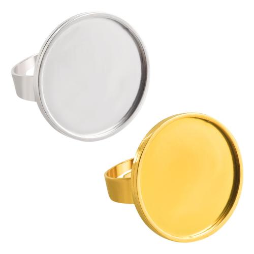 ステンレス指輪のパレット部品, 304ステンレススチール, メッキ, DIY, 無色, 10パソコン/バッグ, 売り手 バッグ