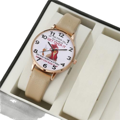 Unisex Wrist Watch, Alloy, with Glass & 304 Stainless Steel, plated, fashion jewelry cm 