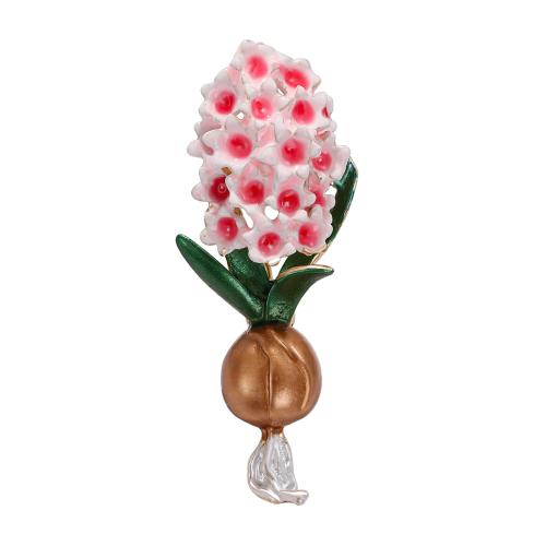 Broche émail, alliage de zinc, fleur, Placage, unisexe, plus de couleurs à choisir, Vendu par PC