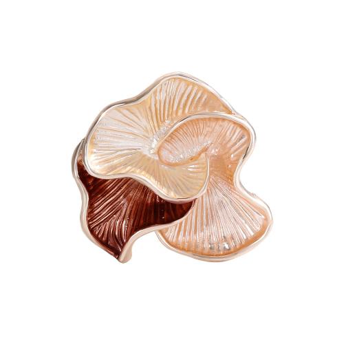 Broche émail, alliage de zinc, Pétales, unisexe, Vendu par PC