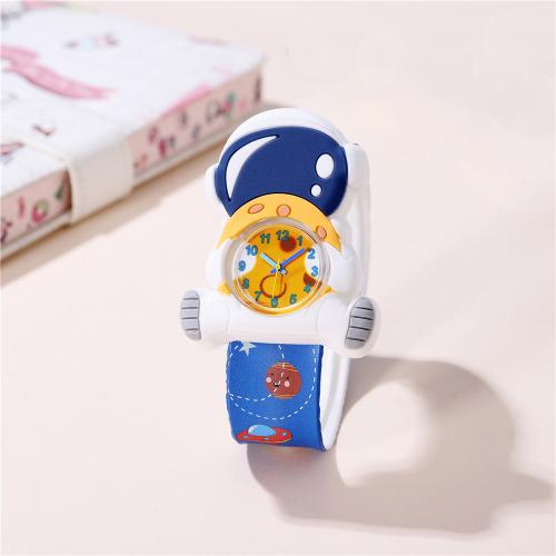 子供向けの腕時計ブレスレット, 合金, とともに プラスチック & ガラス & 304ステンレススチール, メッキ, ファッションジュエリー & ユニセックス, 無色, 売り手 パソコン