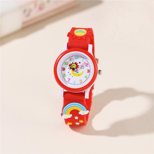 子供向けの腕時計ブレスレット, プラスチック, とともに 304ステンレススチール, メッキ, ファッションジュエリー & 子供のための, 無色, 売り手 パソコン