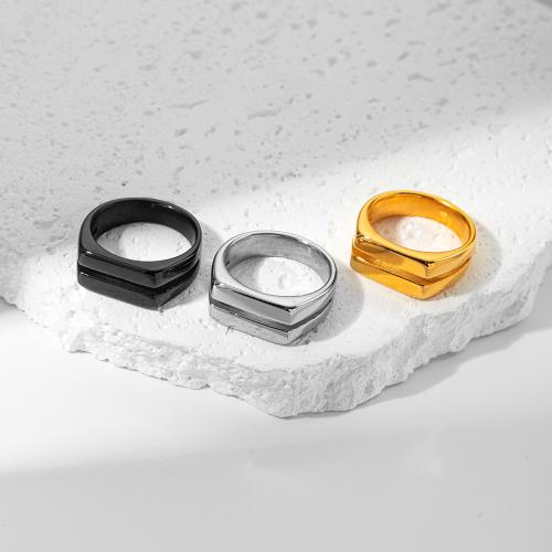 Bague en acier inoxydable, Acier inoxydable 304, Placage, unisexe & normes différentes pour le choix & creux, plus de couleurs à choisir, Vendu par PC