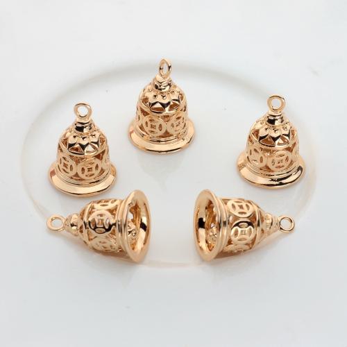 Bijoux pendentifs en Zinc alliage , laiton, Placage de couleur d'or, DIY, doré Vendu par sac