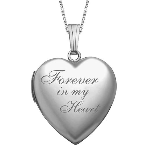 Mode Medaillon Halskette, 304 Edelstahl, Herz, plattiert, Modeschmuck, keine, verkauft von PC