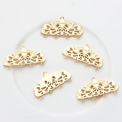 Прически, Латунь, плакирован золотом, DIY, Золотой, 100ПК/сумка, продается сумка