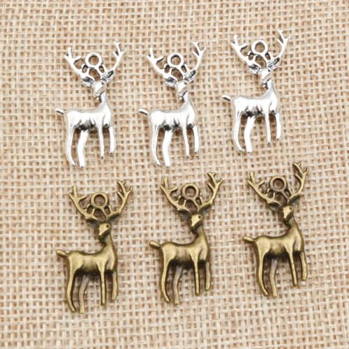 Zinc Alloy Animal Pendants, Deer, DIY 
