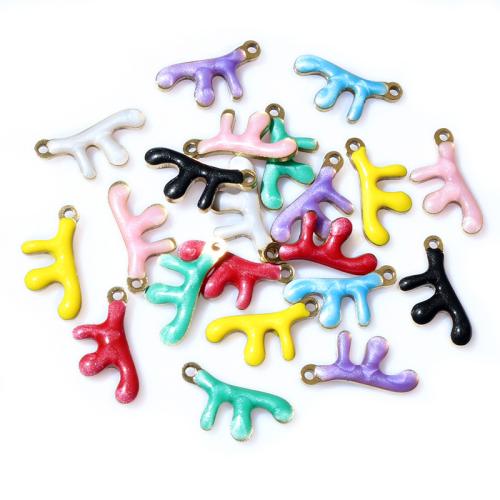 Emaille Edelstahl Anhänger, 304 Edelstahl, DIY, 13x6mm, 100PCs/Tasche, verkauft von Tasche