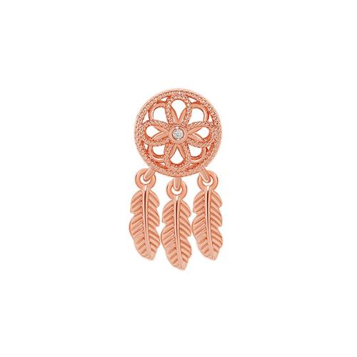 Strass Messing Anhänger, plattiert, DIY & mit Strass & hohl, keine, 23mm, verkauft von PC