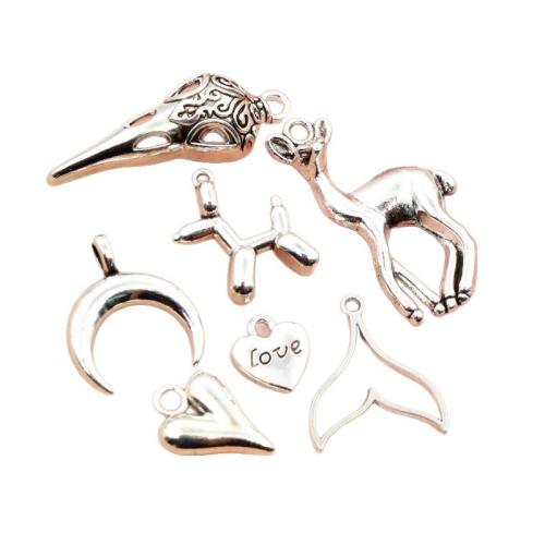 Bijoux pendentifs en Zinc alliage , alliage de zinc, DIY Vendu par sac