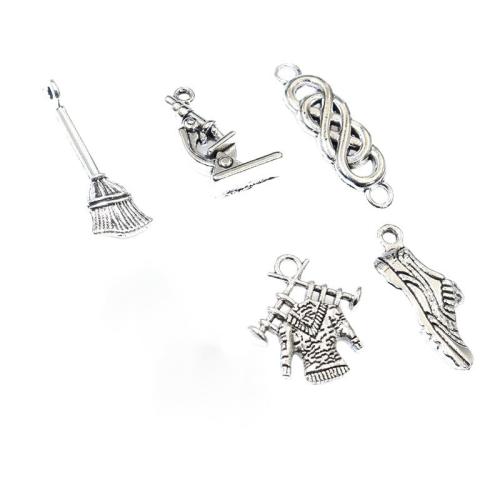 Bijoux pendentifs en Zinc alliage , alliage de zinc, DIY Vendu par sac