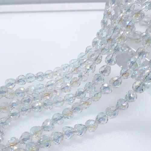 Perles de cristal larme, fraise, DIY & normes différentes pour le choix & facettes, plus de couleurs à choisir, Vendu par brin