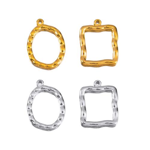 Stainless Steel Pendants, 304 Stainless Steel, plated, DIY & hollow 