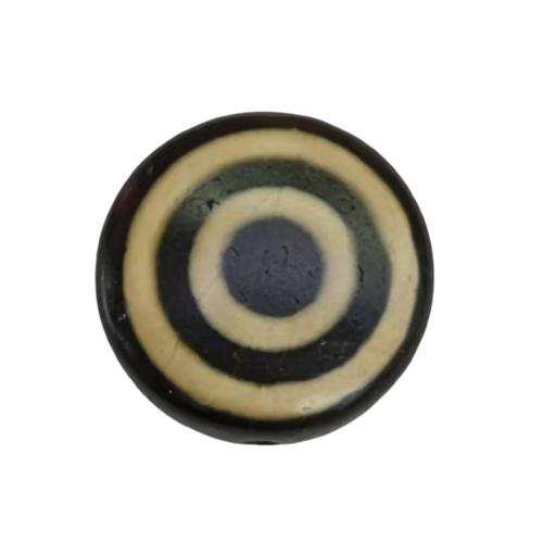 Natural Tibetan Agate Dzi Beads, Round, DIY 