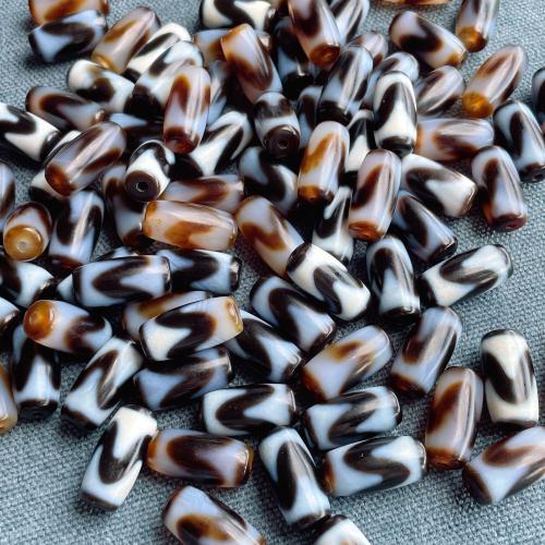 Natural Tibetan Agate Dzi Beads, handmade, DIY 
