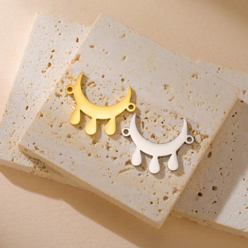 Connecteur de charme en acier inoxydable, Acier inoxydable 304, Placage, DIY, plus de couleurs à choisir Vendu par sac