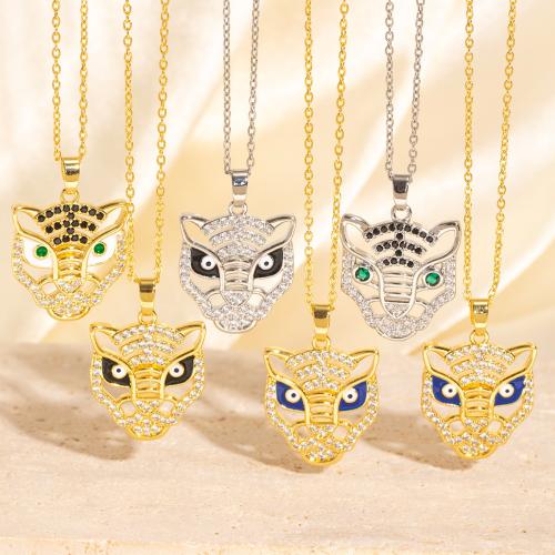 キュービックジルコンマイクロパヴェブラスネックレス, 銅, メッキ, マイクロパヴェジルコニア & 女性用 & エナメル, 売り手 パソコン