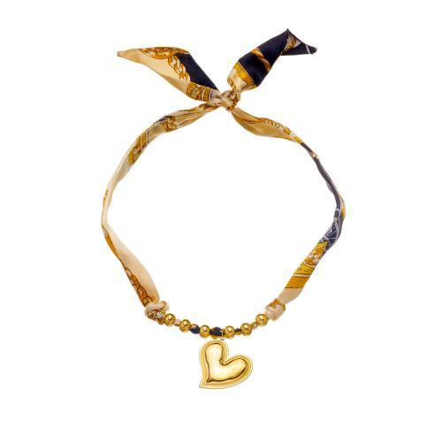 ステンレス鋼のジュエリーネックレス, 304ステンレススチール, とともに コットン, ゴールドメッキ, ファッションジュエリー & 異なるスタイルを選択 & 女性用, 売り手 パソコン