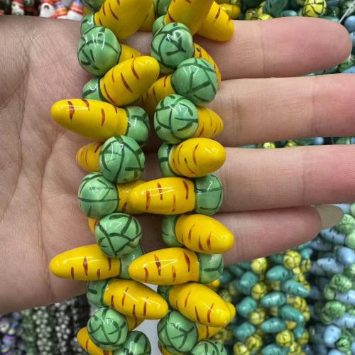 磁器ビーズを描く手, 磁器, ニンジン, DIY, 無色 20パソコン/バッグ, 売り手 バッグ