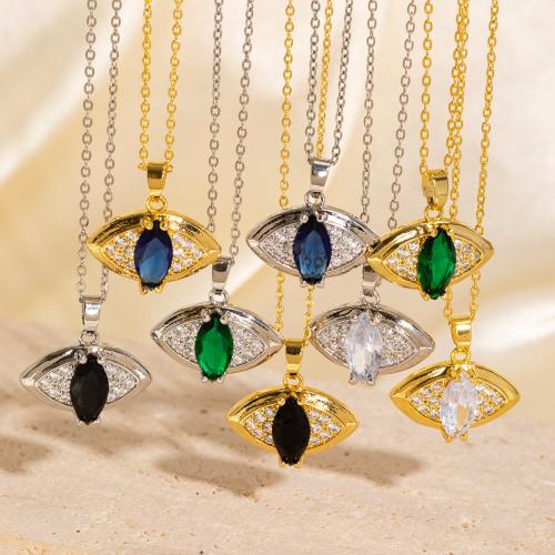 Harz Messing Halskette, plattiert, Modeschmuck & für Frau & mit Strass, verkauft von PC