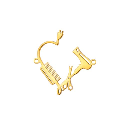 Stainless Steel Pendants, 304 Stainless Steel, plated, DIY 