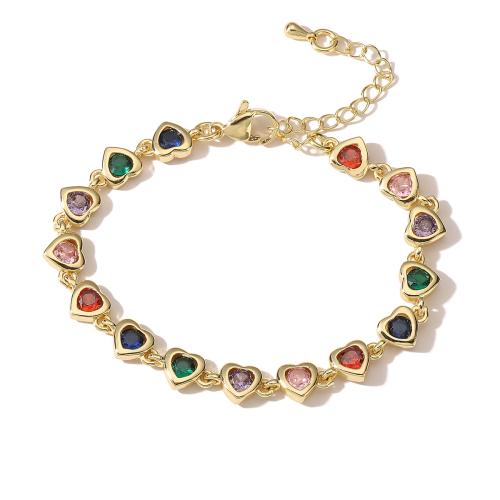 銅 ブレスレット, 18Kゴールドメッキ, 異なるスタイルを選択 & マイクロパヴェジルコニア & 女性用, 売り手 パソコン