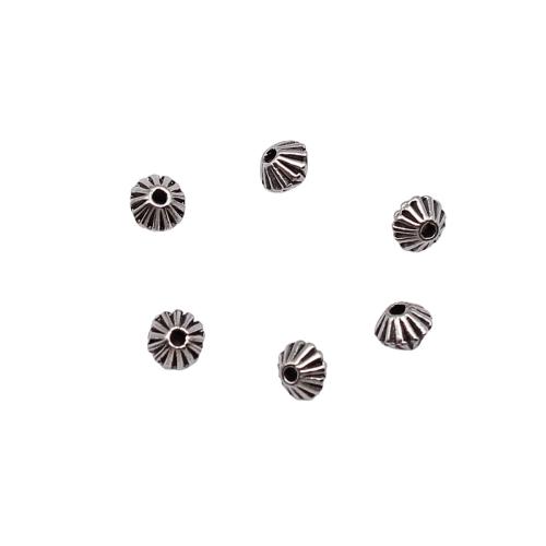 Perles intercalaires en alliage de zinc, Motif géométrique, Placage, DIY, plus de couleurs à choisir Environ 1.3mm Vendu par sac