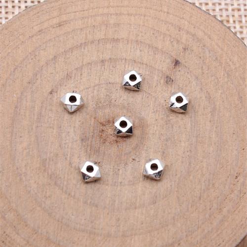 Perles intercalaires en alliage de zinc, Motif géométrique, Placage, DIY, plus de couleurs à choisir Environ 1.5mm Vendu par sac