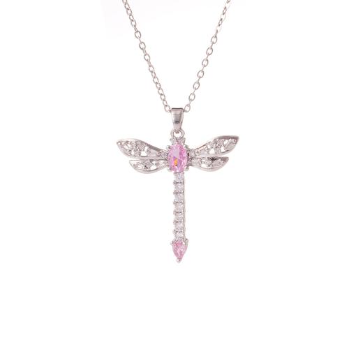 キュービックジルコンマイクロパヴェブラスネックレス, 銅, メッキ, 異なるスタイルを選択 & マイクロパヴェジルコニア & 女性用, 無色, 売り手 パソコン