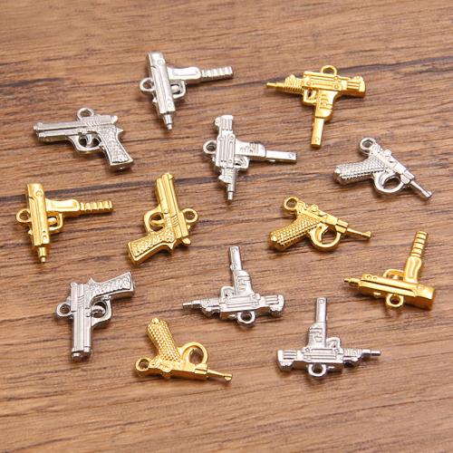 Stainless Steel Pendants, 304 Stainless Steel, Gun, plated, DIY 