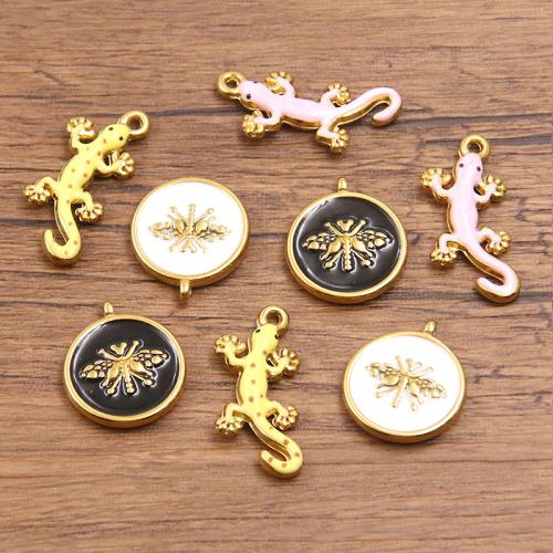 Enamel Stainless Steel Pendant, 304 Stainless Steel, plated, DIY 