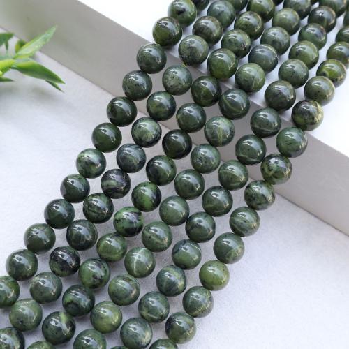 Perles de pierre gemme unique, néphrite de jade, DIY, couleurs mélangées cm, Vendu par brin