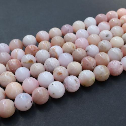 Globules de protéine, opale rose, DIY, rose cm, Vendu par brin