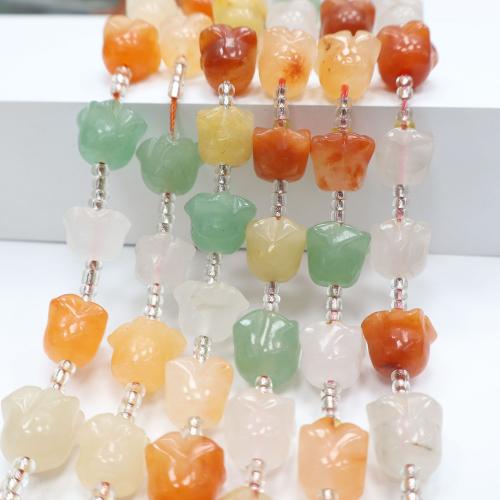 Perles de pierre gemme unique, Pierre naturelle, avec Seedbead, DIY, plus de couleurs à choisir cm, Vendu par brin