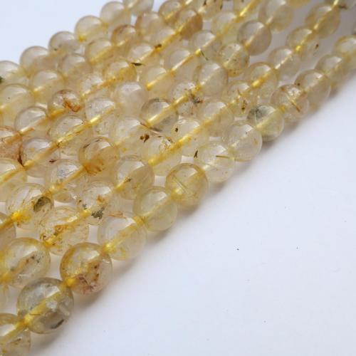 Rutilated Quartz Beads, DIY, mixed colors cm 