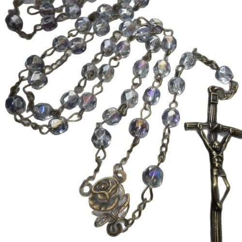 Crystal Zinc Alloy Necklace, with Crystal, Cross, plated, fashion jewelry cm 