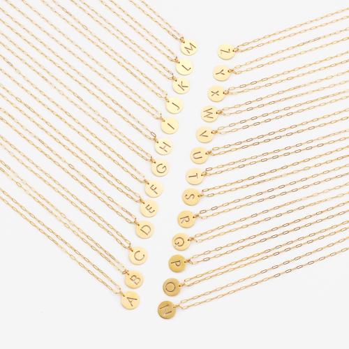 304ステンレススチール ネックレス, とともに 5cm エクステンダチェーン, アルファベット文字, メッキ, 異なるスタイルを選択 & 女性用, 無色, 長さ:約 50.6 センチ, 売り手 パソコン