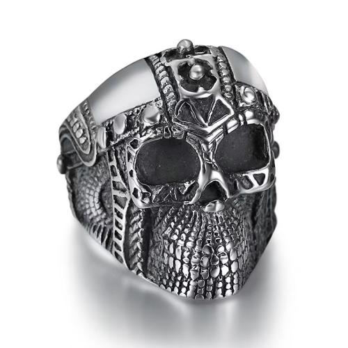 Bague en acier inoxydable, Acier inoxydable 304, poli, bijoux de mode & normes différentes pour le choix & pour homme, couleur originale, Vendu par PC