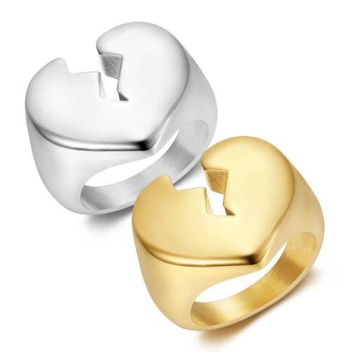 Bague en acier inoxydable, Acier inoxydable 304, Placage, normes différentes pour le choix & pour homme & creux, plus de couleurs à choisir, Vendu par PC