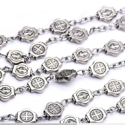 Zinc Alloy Necklace, silver color plated, fashion jewelry, mixed colors, 8mm cm 