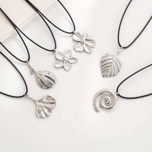 ステンレス鋼のジュエリーネックレス, 304ステンレススチール, とともに ワックスコード, 異なるスタイルを選択 & 女性用, 長さ:約 21.7 インチ, 売り手 パソコン