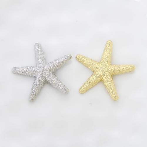 Brass Star Pendants, plated, DIY 