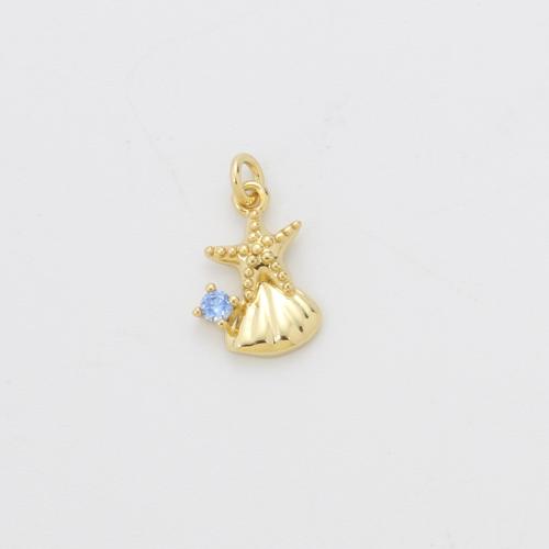 Cubique Pendentif en laiton zircon pavent, coquille, Placage, DIY & pavé de micro zircon, plus de couleurs à choisir Vendu par PC