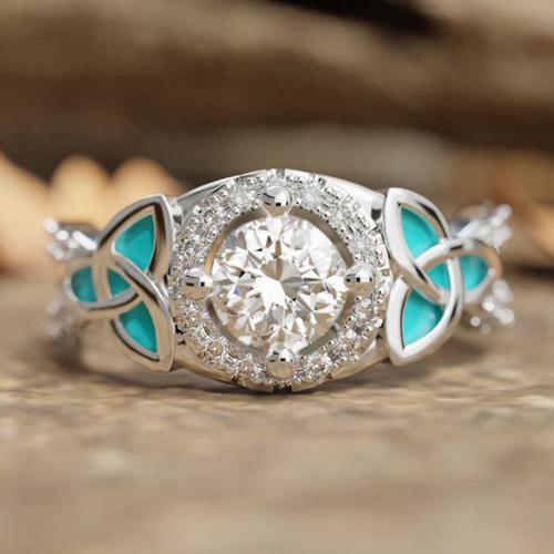 Цирконий Micro Pave Латунь палец кольцо, Другое покрытие, разный размер для выбора & инкрустированное микро кубического циркония & Женский & эмаль, продается PC