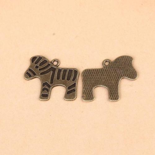 Zinc Alloy Animal Pendants, antique brass color plated, DIY 