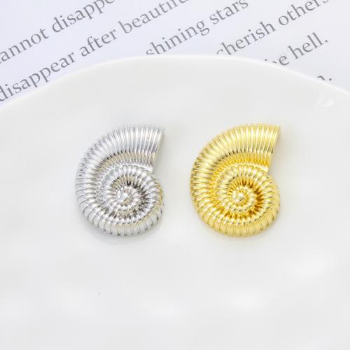 Pendentifs d'animaux en laiton, conque, Placage, DIY, plus de couleurs à choisir Vendu par PC