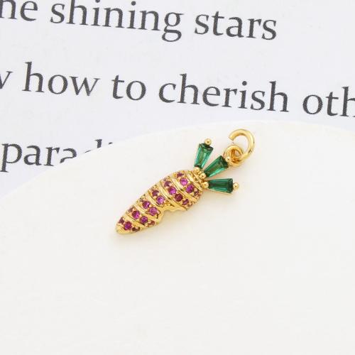 Cubique Pendentif en laiton zircon pavent, Carotte, Placage, DIY & pavé de micro zircon, plus de couleurs à choisir Vendu par PC