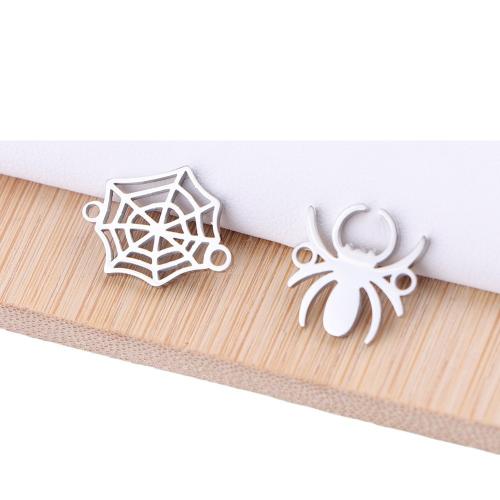 Connecteur de charme en acier inoxydable, Acier inoxydable 304, Placage, DIY, plus de couleurs à choisir, Vendu par PC