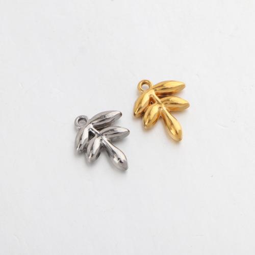 Stainless Steel Pendants, 304 Stainless Steel, Tree, plated, DIY 