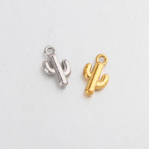 Stainless Steel Pendants, 304 Stainless Steel, Opuntia Stricta, plated, DIY 